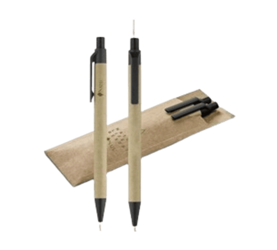 Conjunto Eco Caneta e Lapiseira Kraft