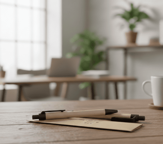 Conjunto Eco Caneta e Lapiseira Kraft