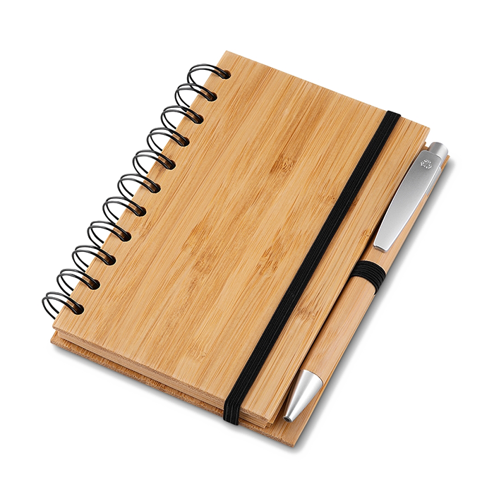 Bloco de Anotações em Bambu