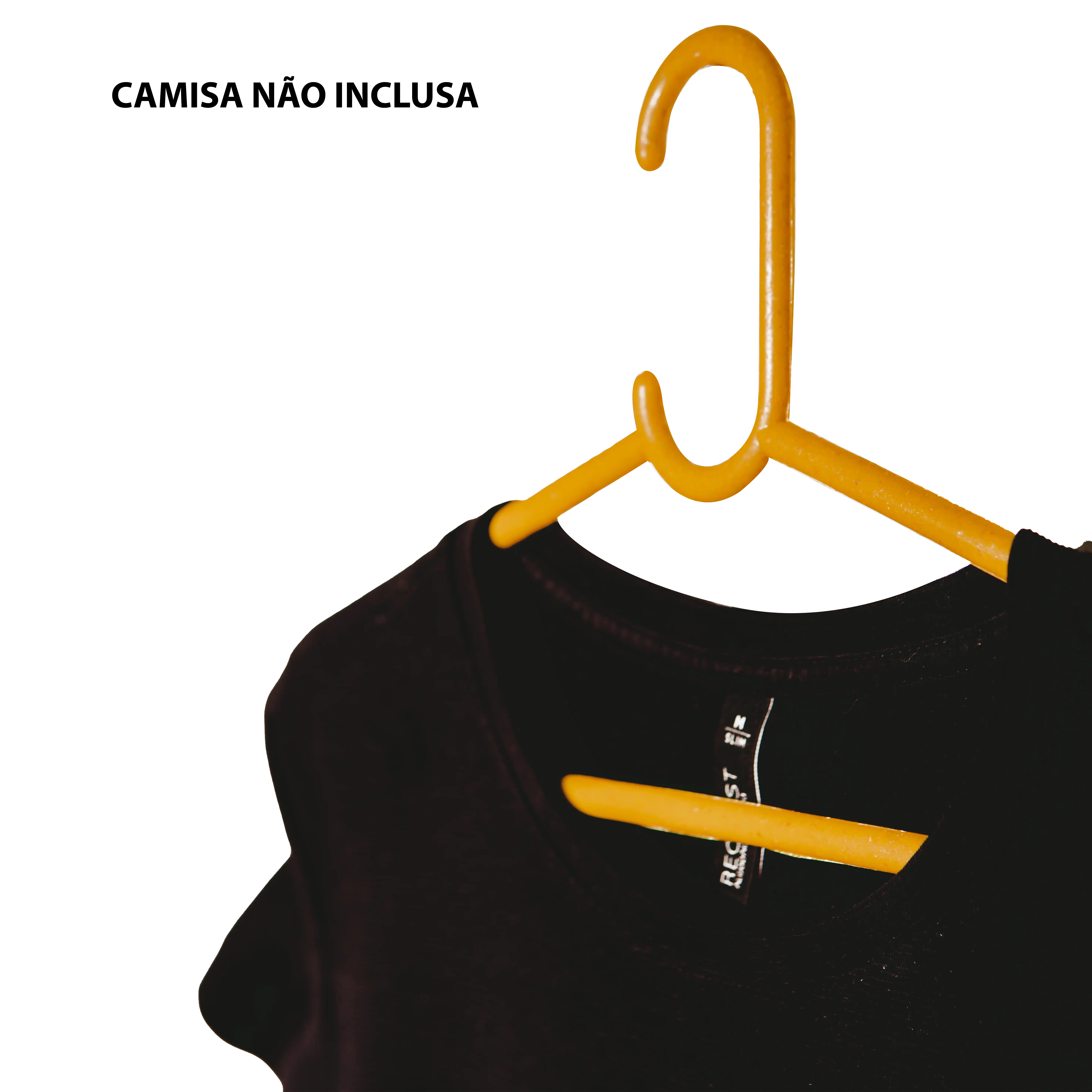 Cabide Ecologico Fibra de Madeira 4 Cores