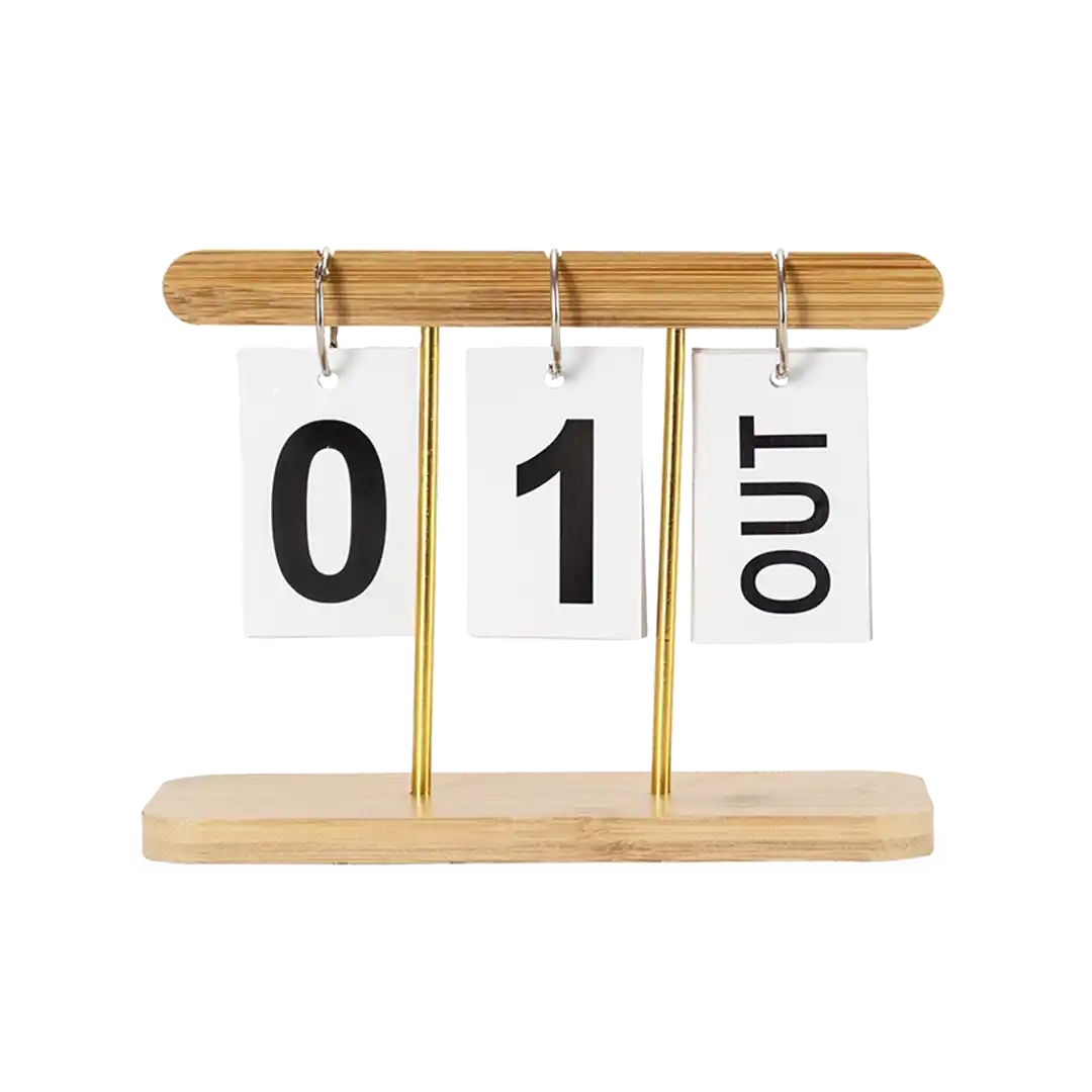 Calendário Permanente Bambu