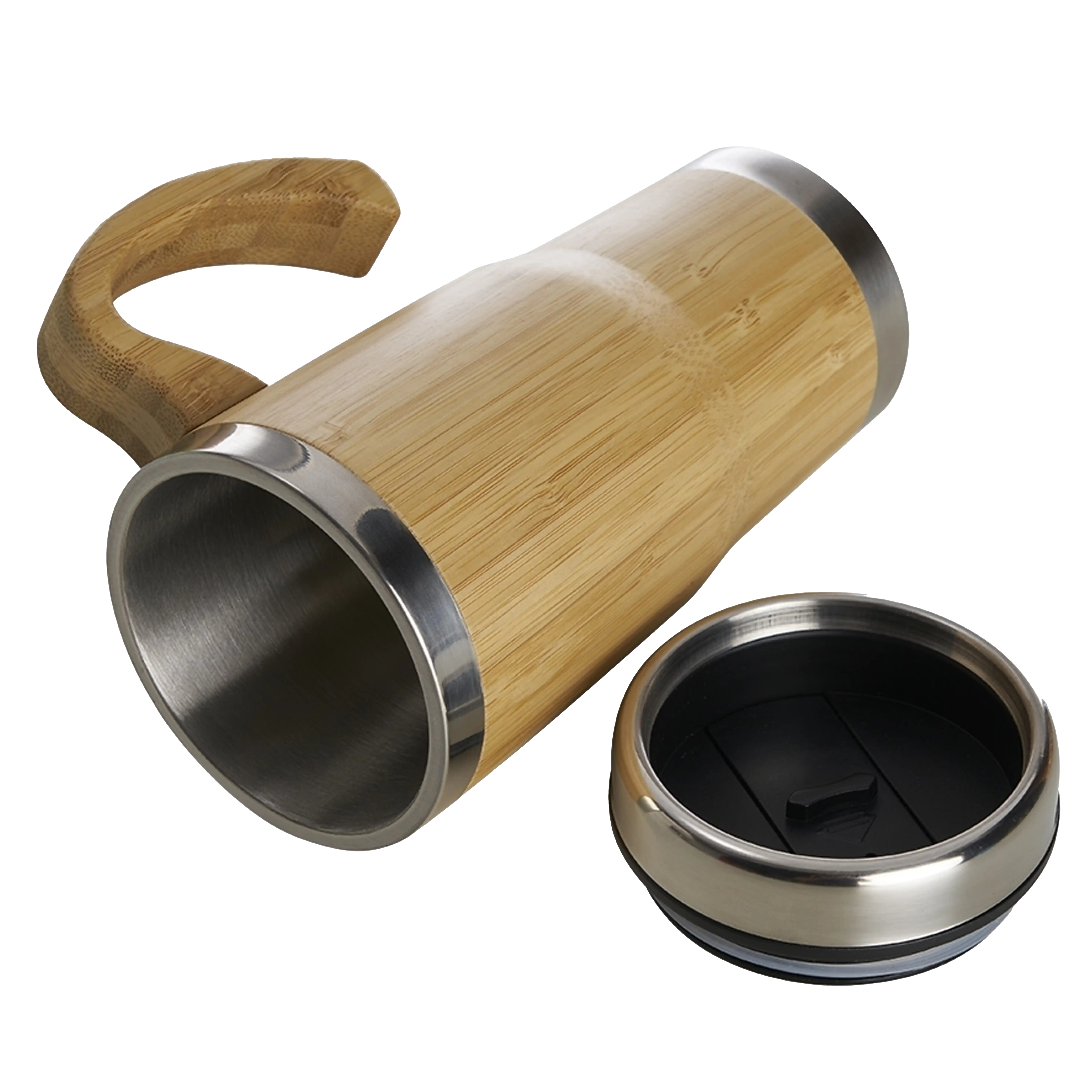 Caneca Bambu 450ml Reutilizável