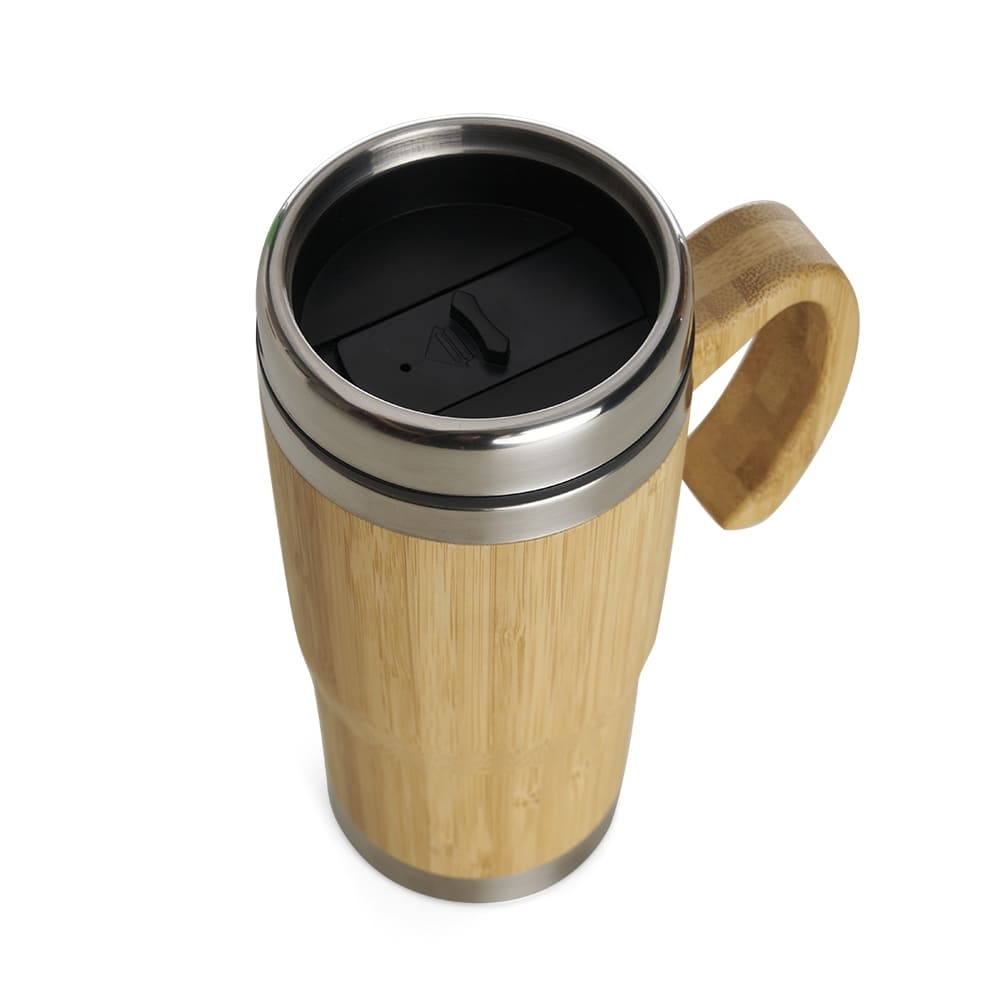 Caneca Bambu 450ml Reutilizável