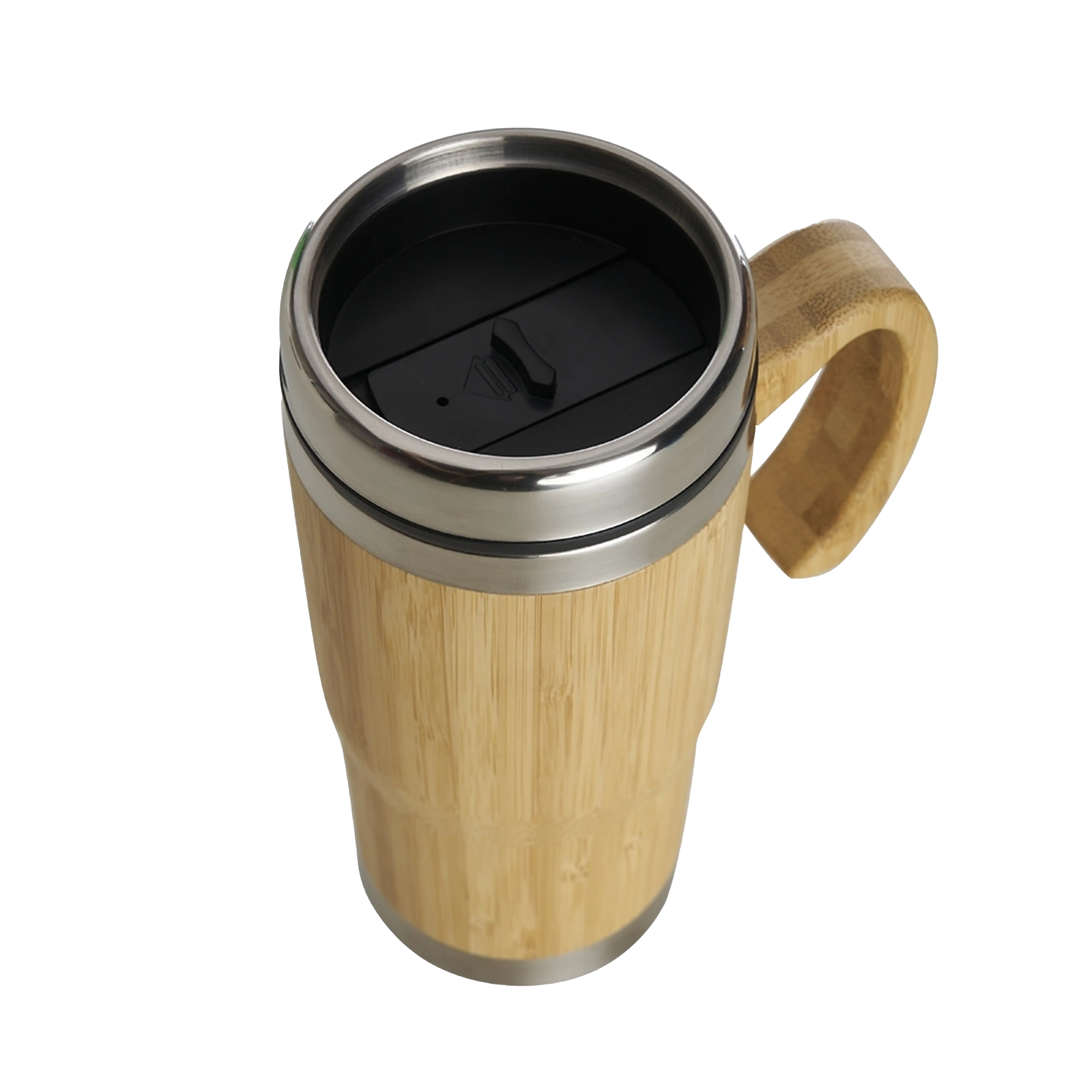 Caneca Bambu 450ml Reutilizável