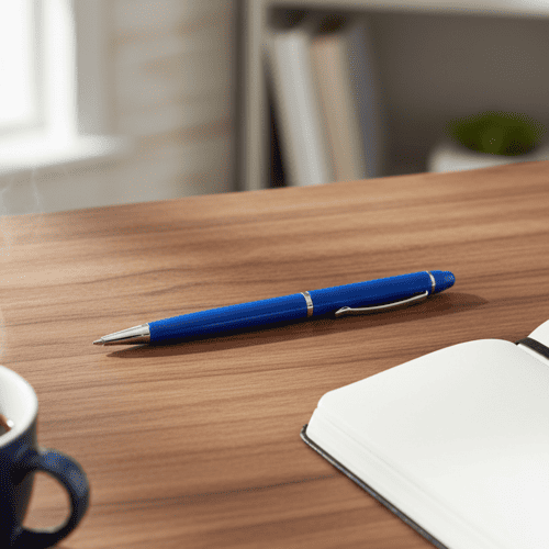 Caneta Semimetal Touch Luna