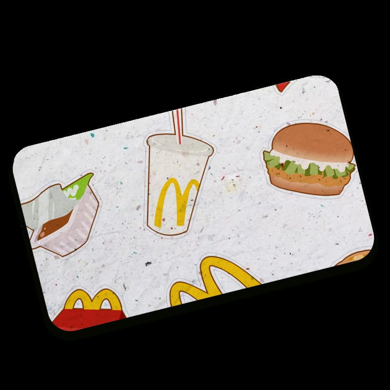 Cartão de Papel Semente Ecológico Personalizado (Formato 5x9 cm)