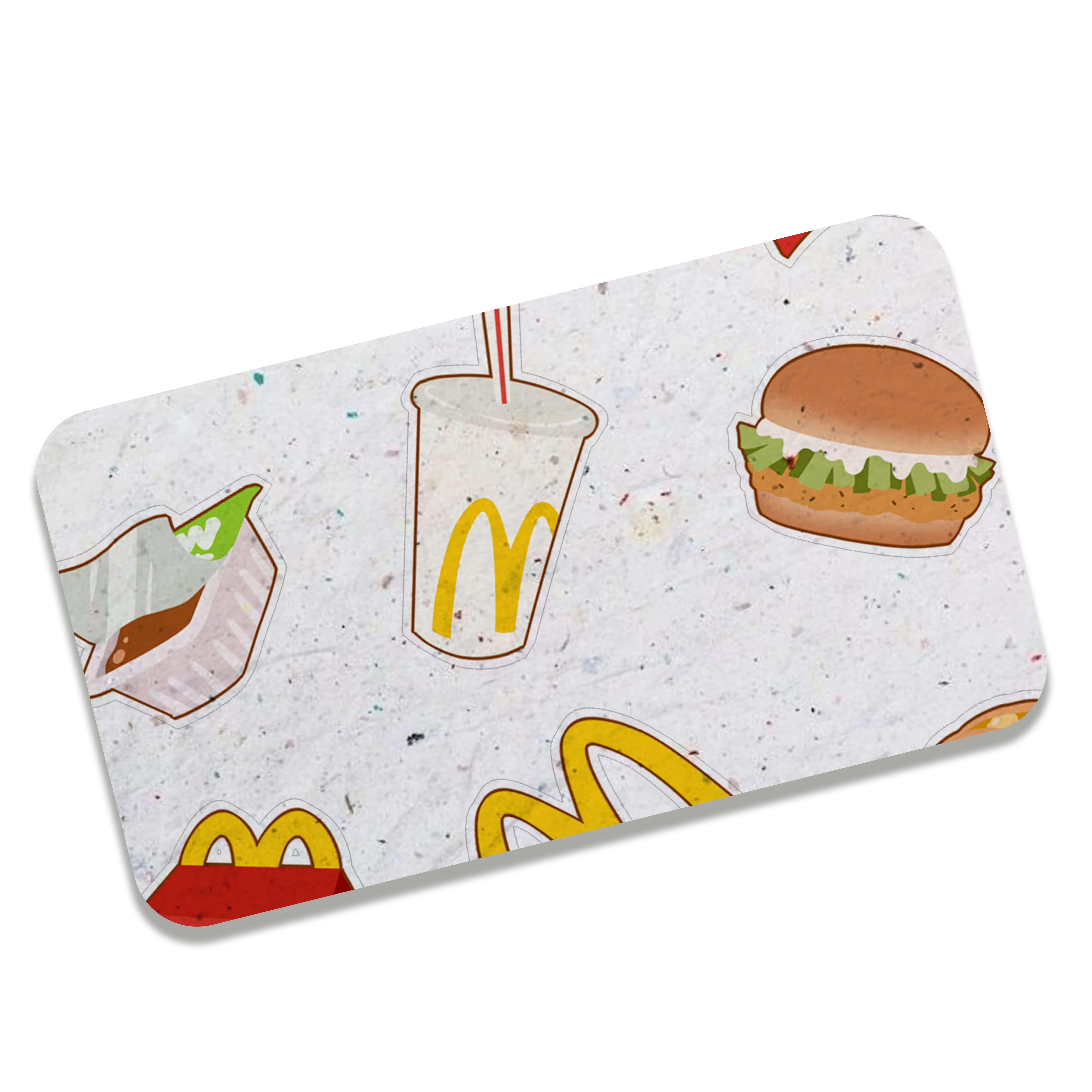 Cartão de Papel Semente Ecológico Personalizado (Formato 5x9 cm)