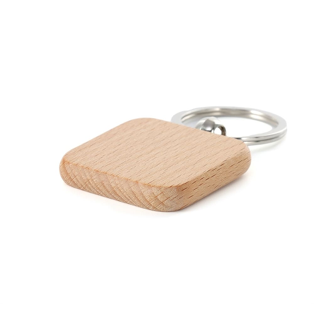 Chaveiro Wood Quadrado