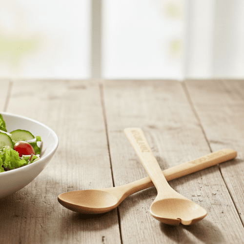 Conjunto de 2 Talheres de Bambu Home