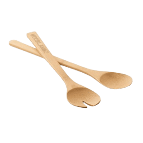 Conjunto de 2 Talheres de Bambu Home