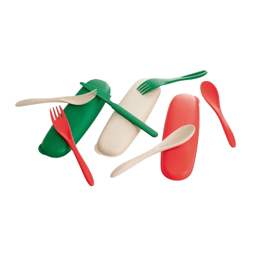 Conjunto de Talheres Fibra Natural