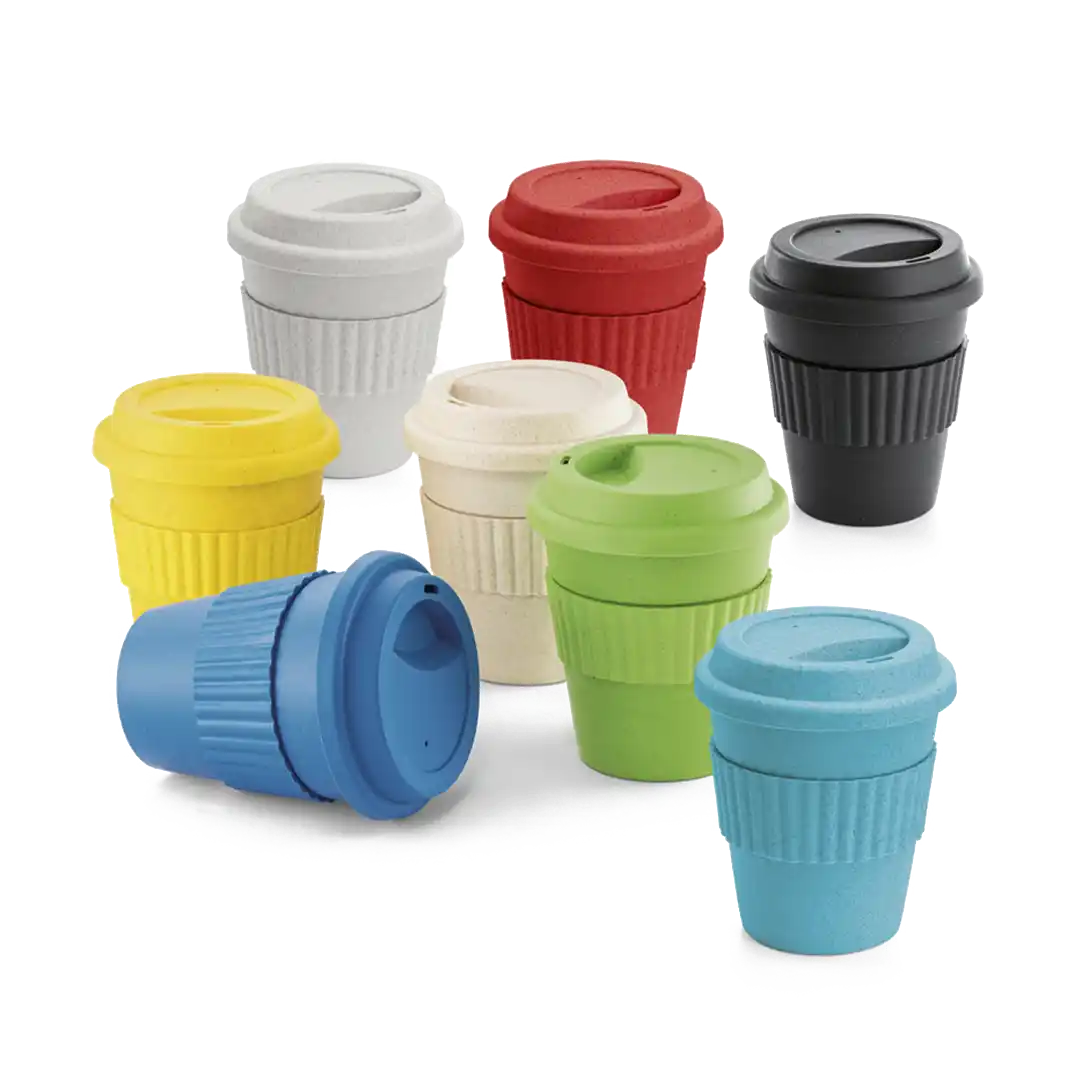 Copo de viagem em fibra de bambu