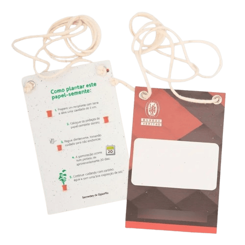 Crachá Papel Semente