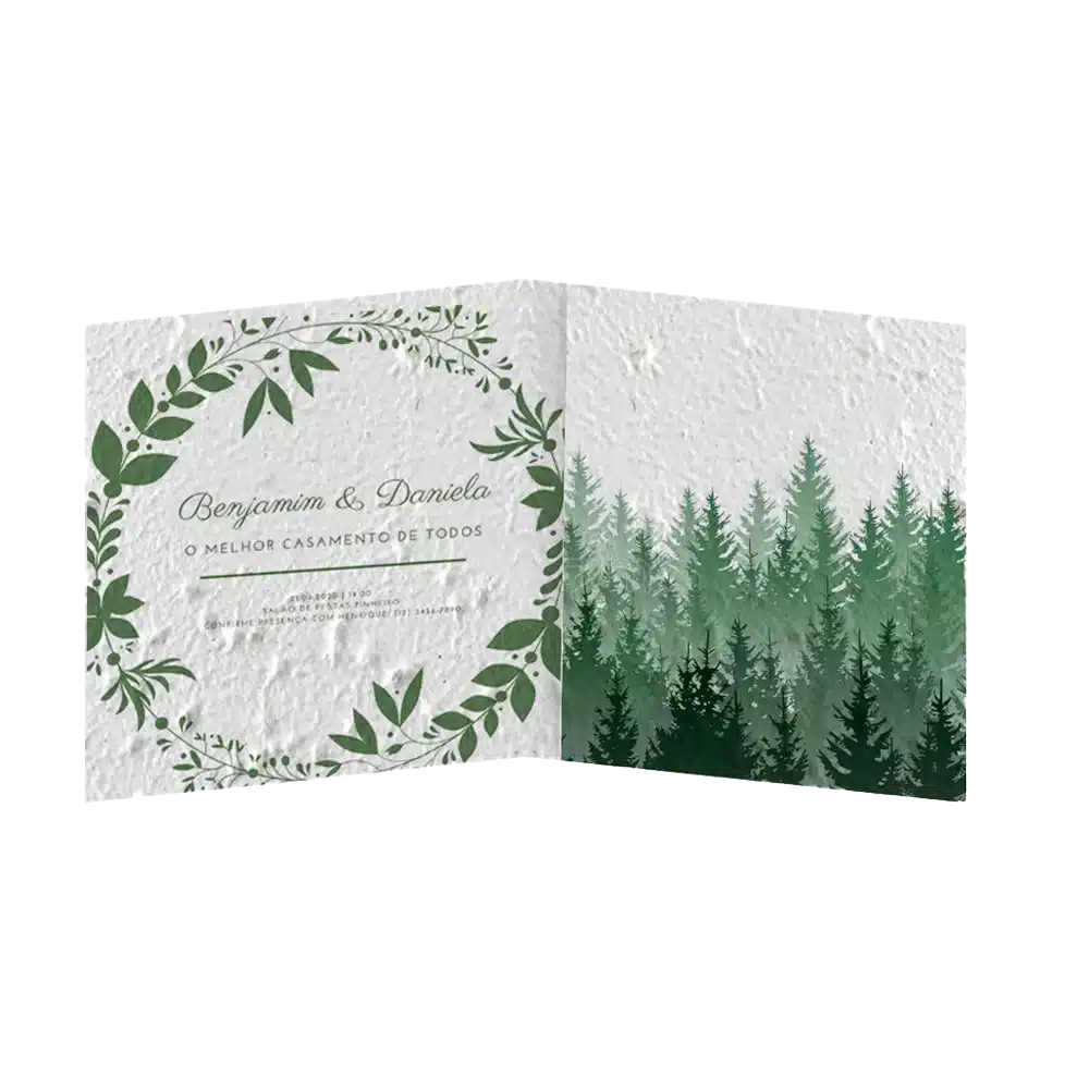 Convite Papel Semente