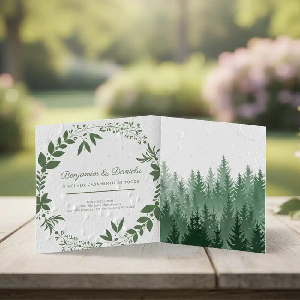 Convite Papel Semente