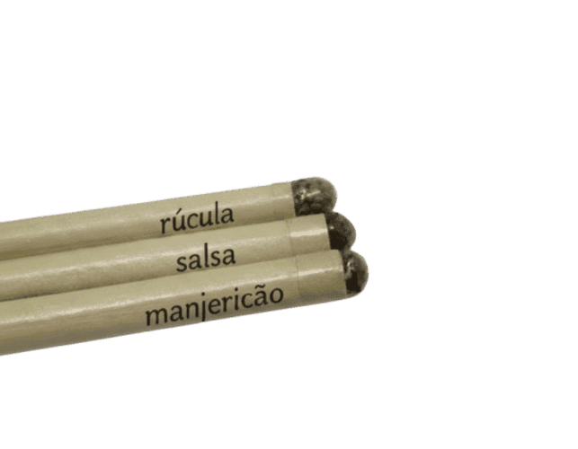 Kit 3 Peças Lápis Plantio