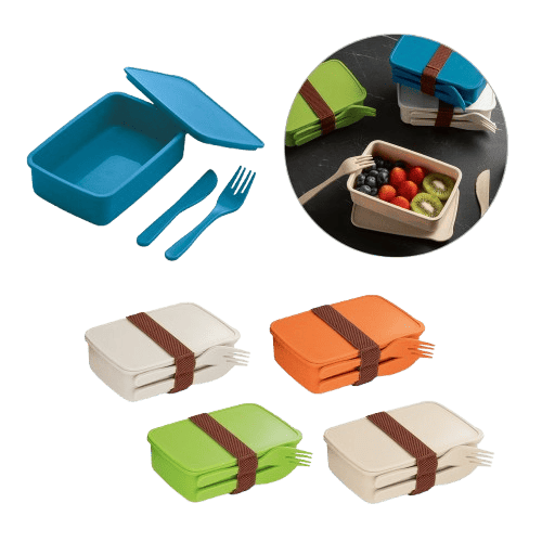 Marmita hermética em fibra de bambu