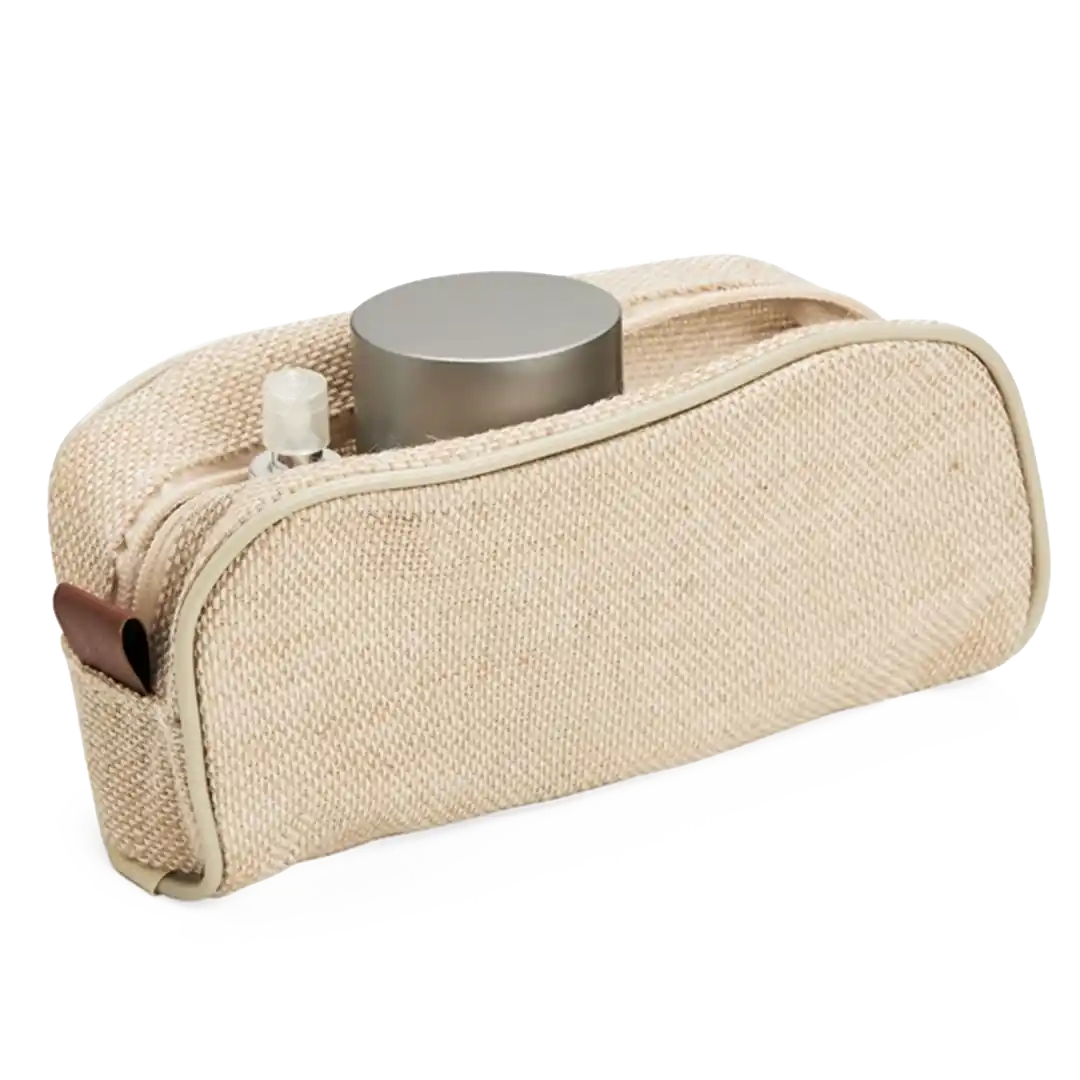 Nécessaire em Juta Resistente à Água