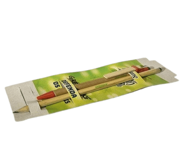 Kit Eco Caneta e Lápis Semente