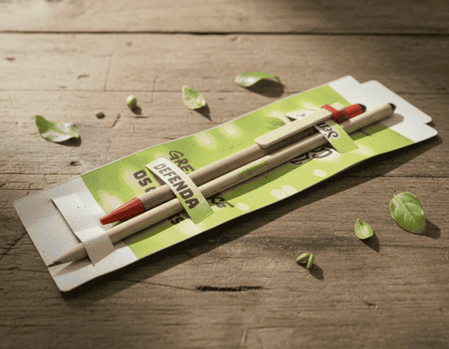 Kit Eco Caneta e Lápis Semente
