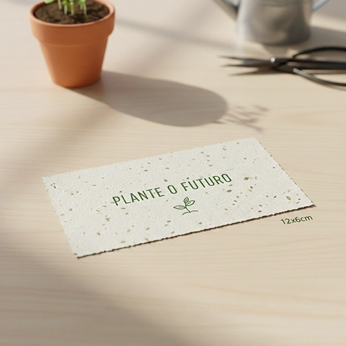 Papel Semente 12x6cm