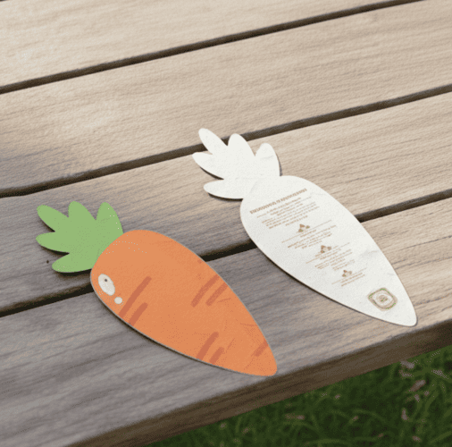 Papel Semente Cenoura