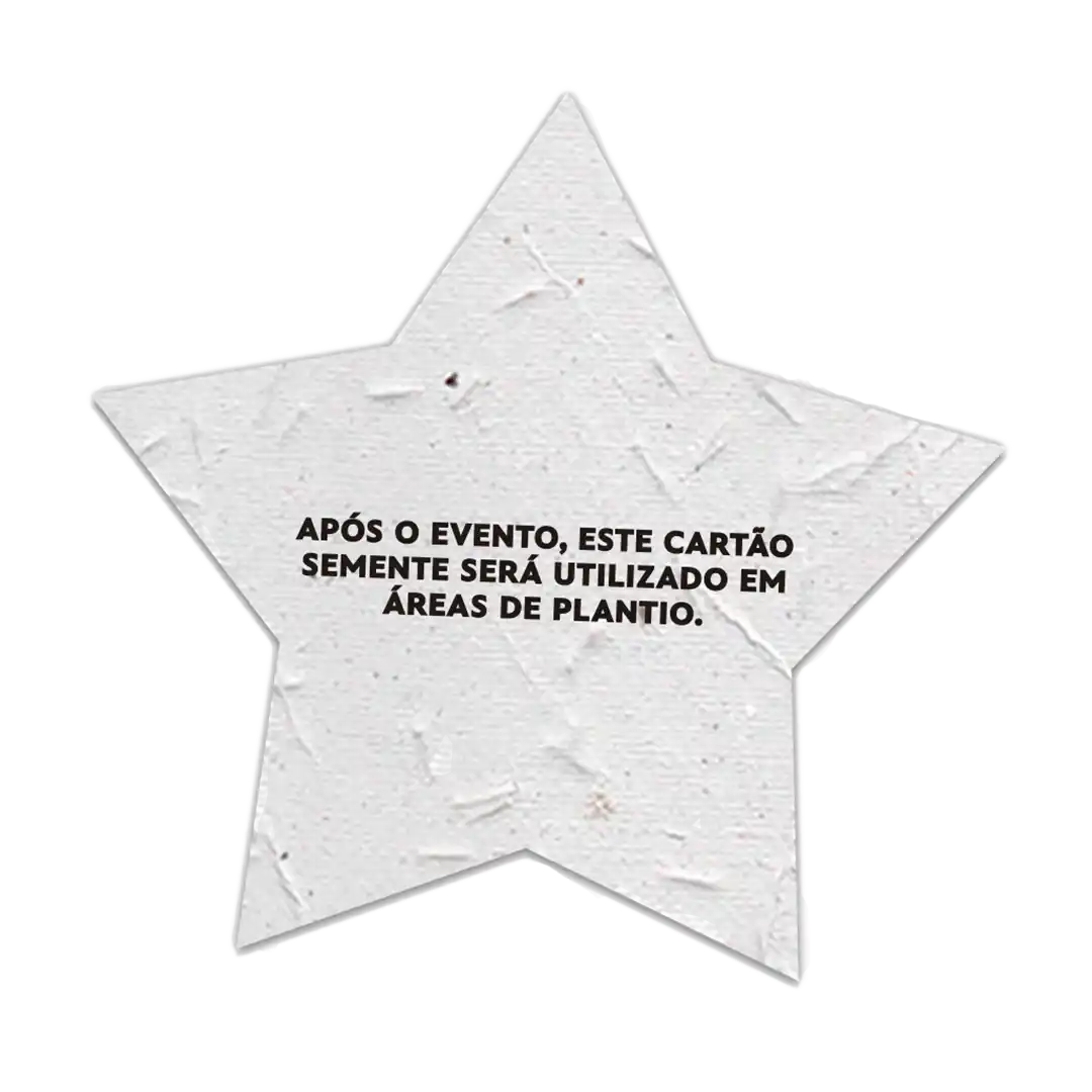 Papel Semente Estrela