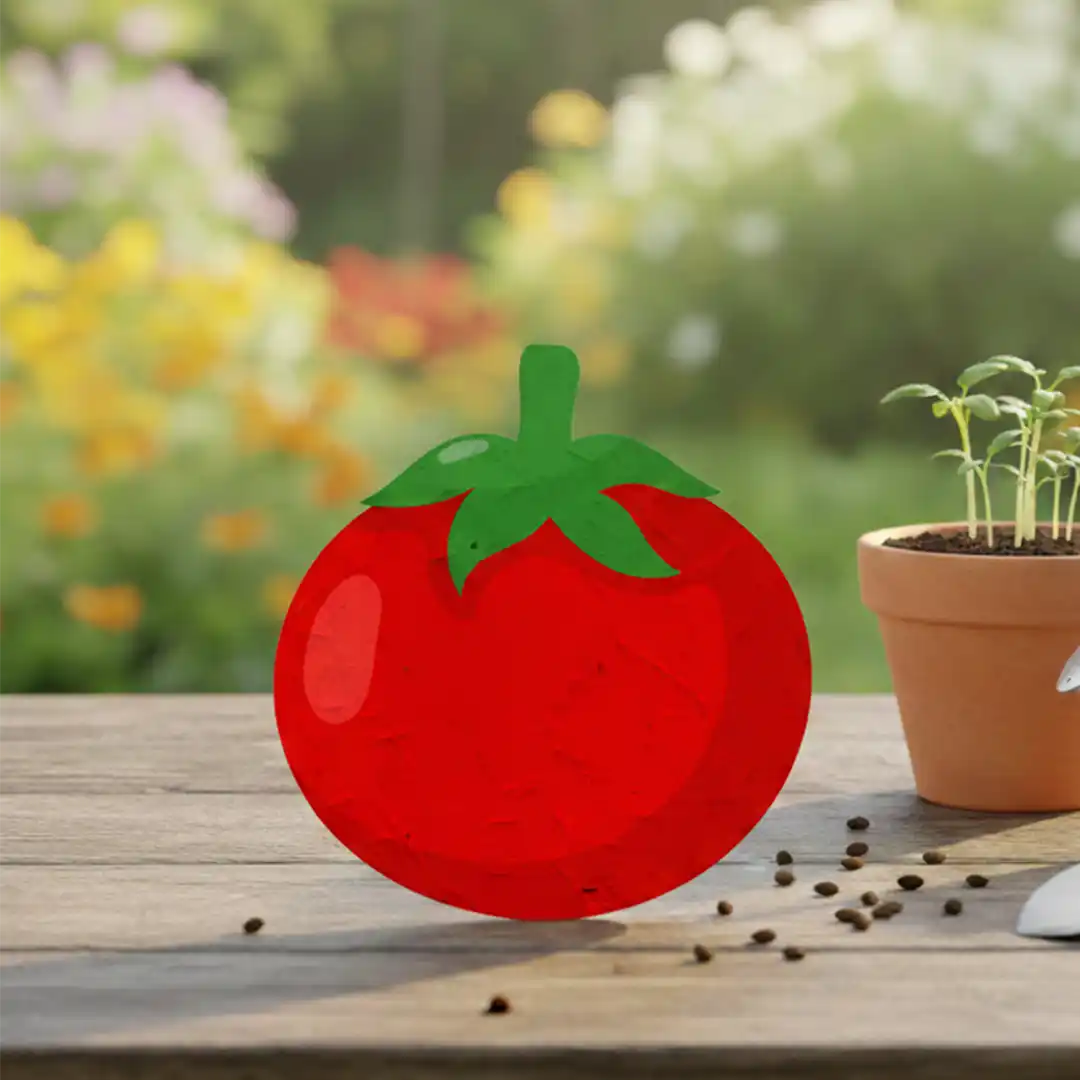 Papel semente tomate