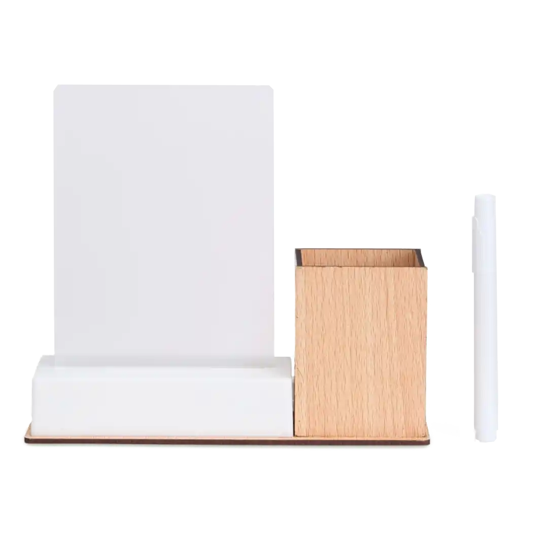 Quadro de Mensagens LED com Porta-caneta