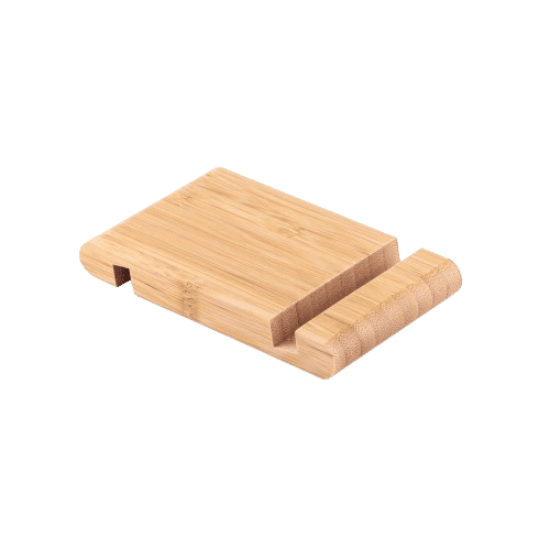 Suporte para celular em bambu