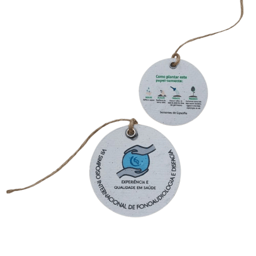 Tag Papel Semente Snow