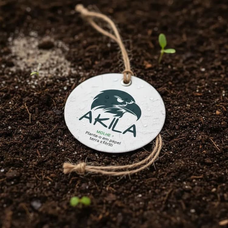 Tag Papel Semente Snow