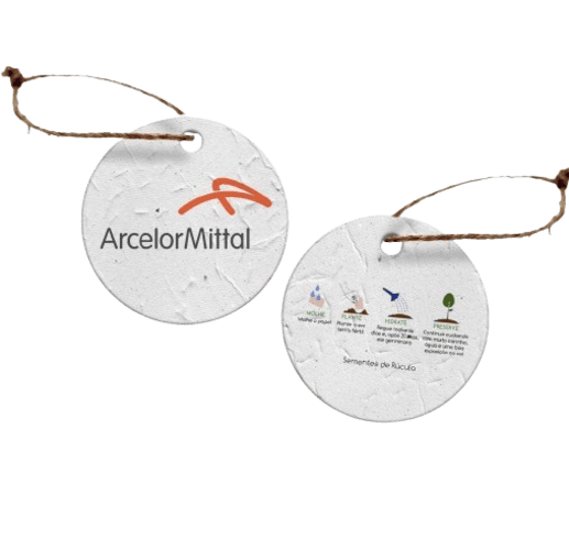 Tag Papel Semente Snow