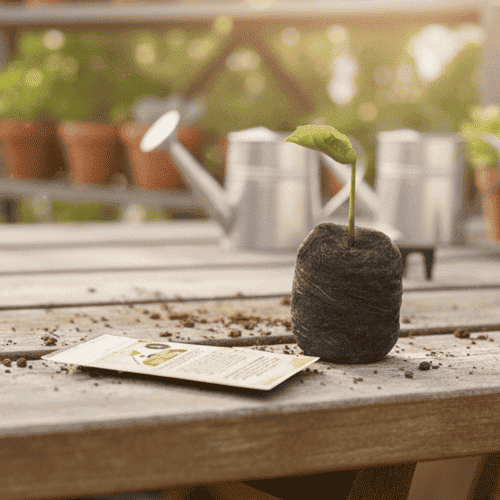 Kit Plantare Vaso e Semente Mágica